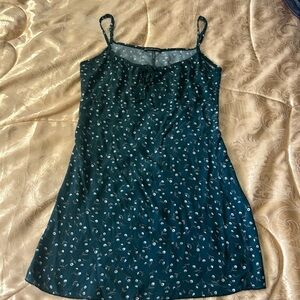 Brandy Melville Green Flower Dress. Good used condition.